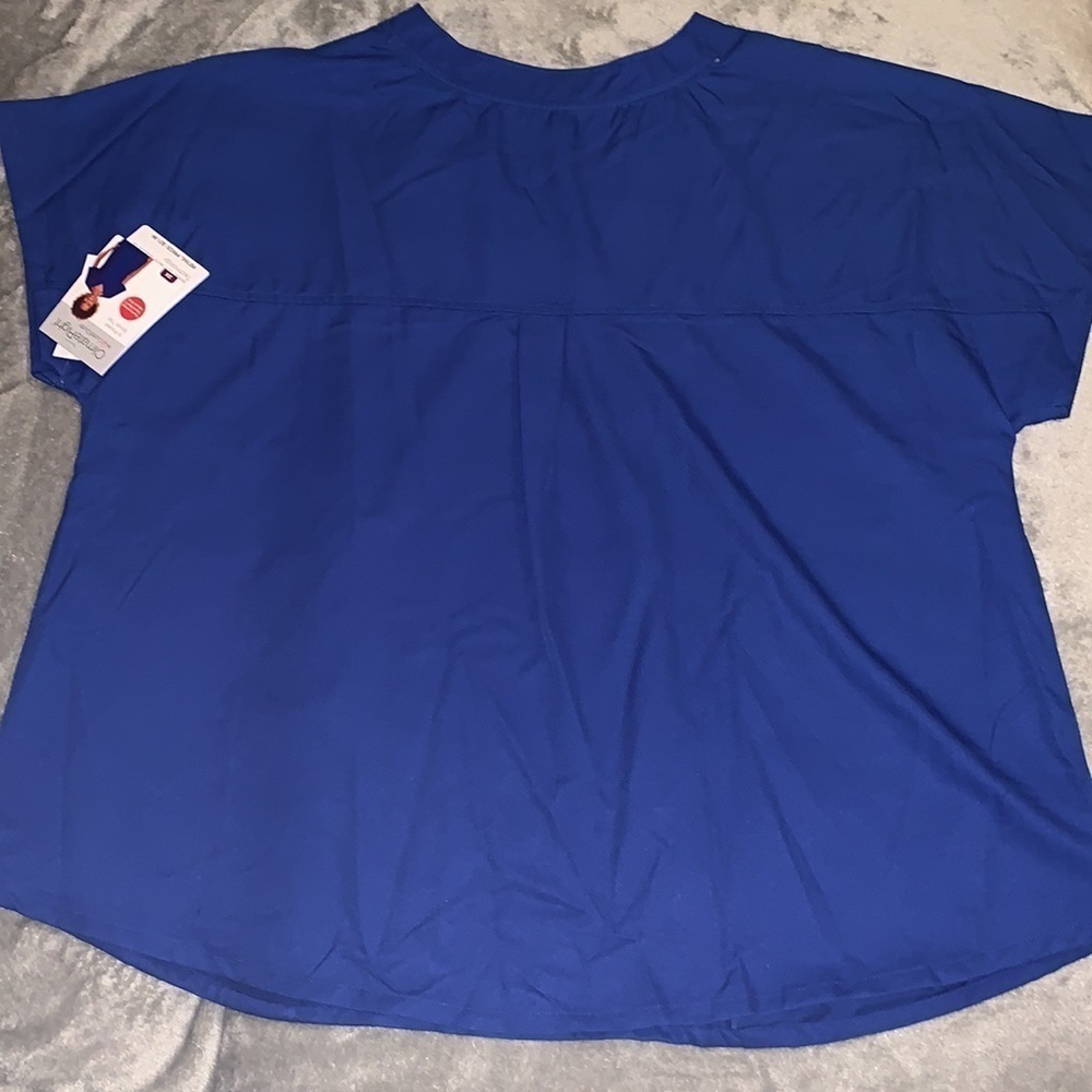 NWT Climate Right by Cuddl Duds Scrub Top - Picture 6 of 6